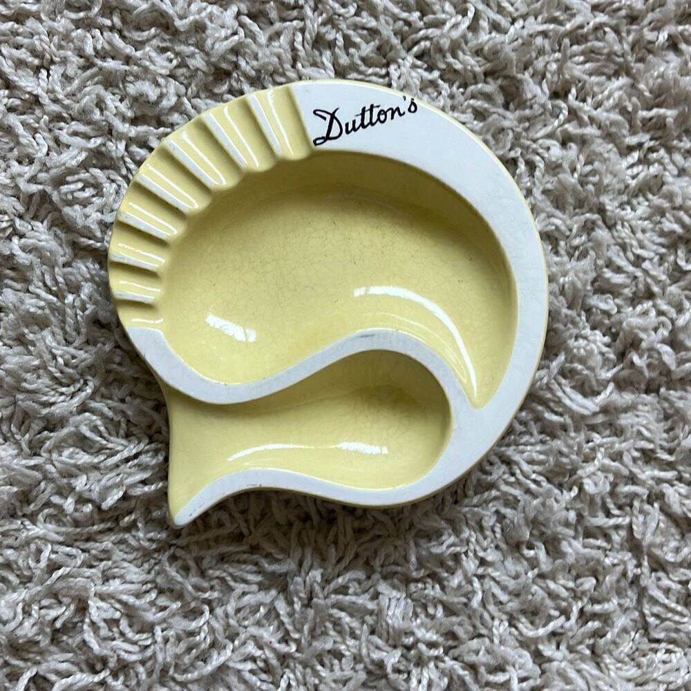 1960'S DUTTONS BREWERY OF BLACKBURN ASHTRAY Empire Porcelain Co. Henry Milner Ye